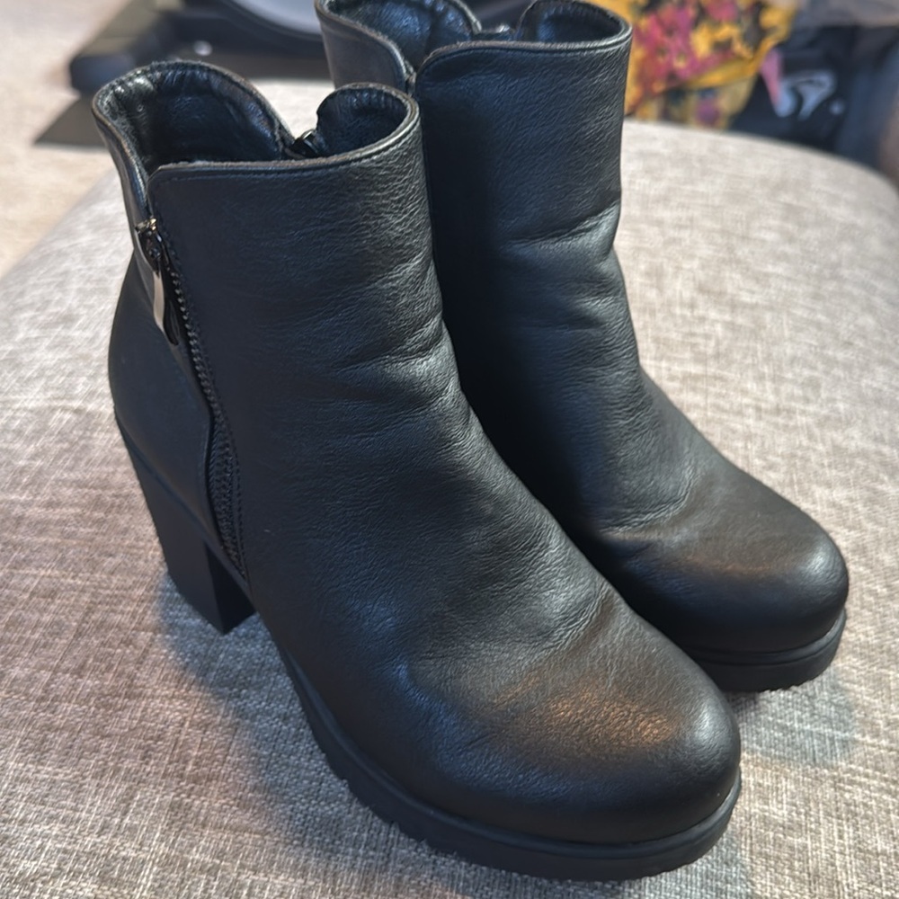 DREAM PAIRS Zoey 2,   Heel Chunky Ankle Boots, - Picture 4 of 12